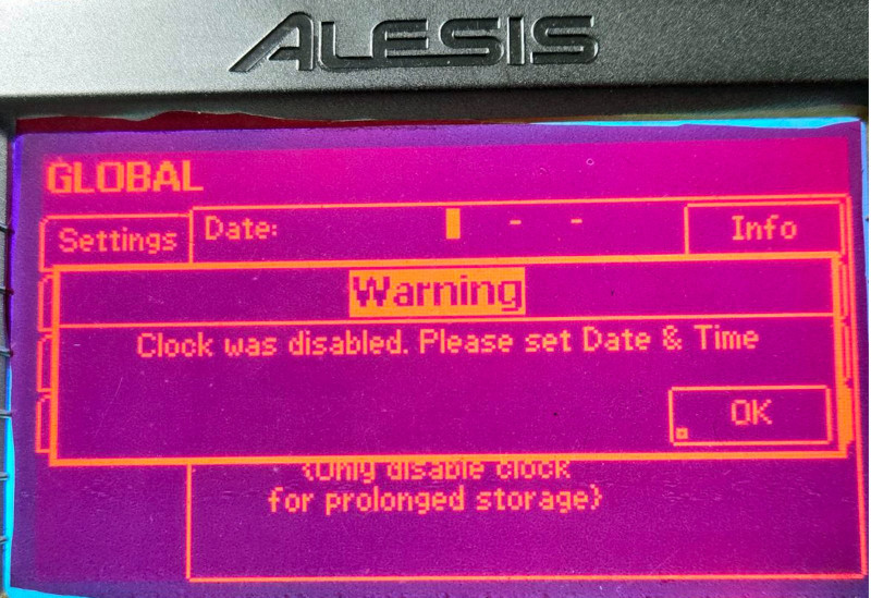 Fusion clock disabled reset time